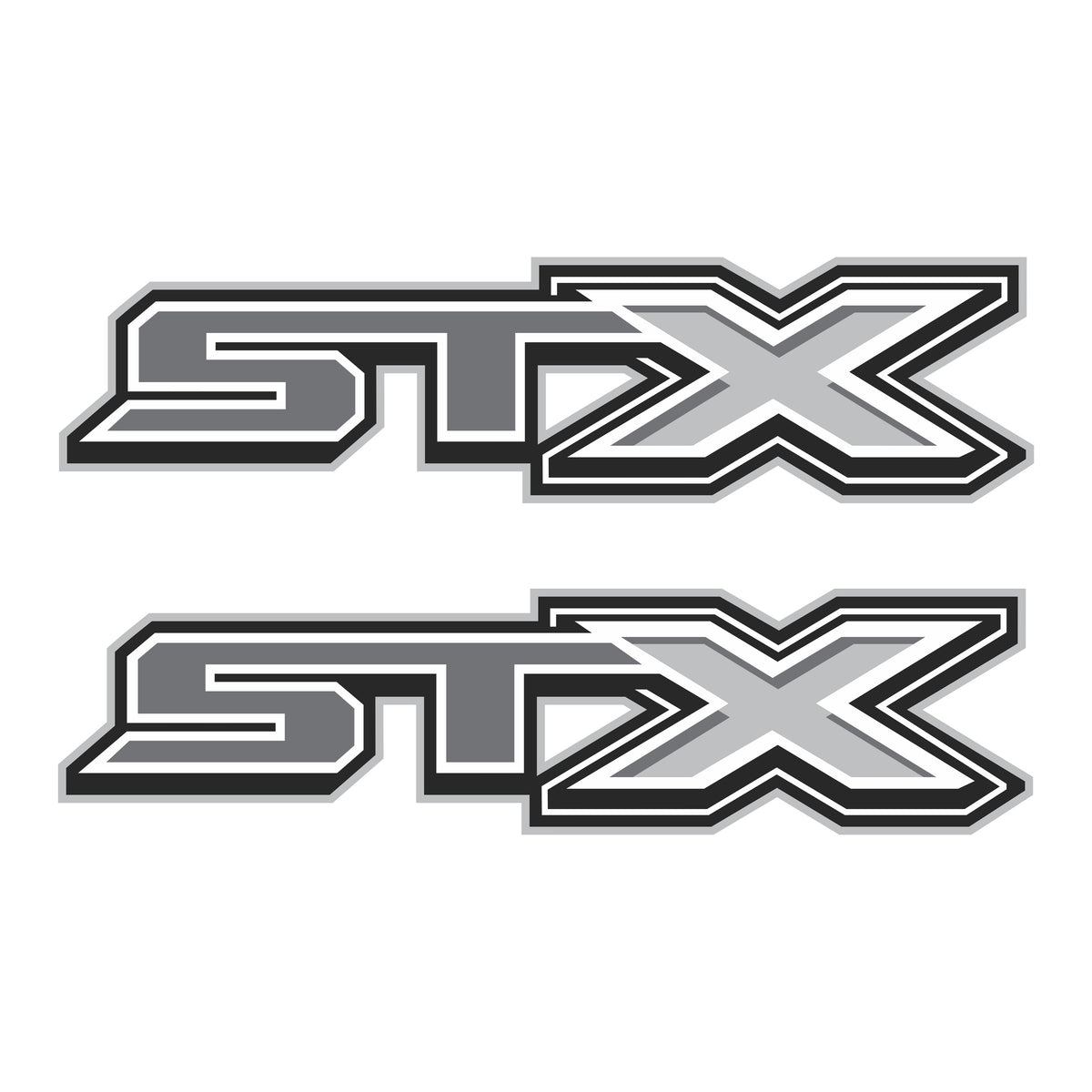 STX Decals Premium Series Gray for Ford F-150 2017-2020 (Set of 2)