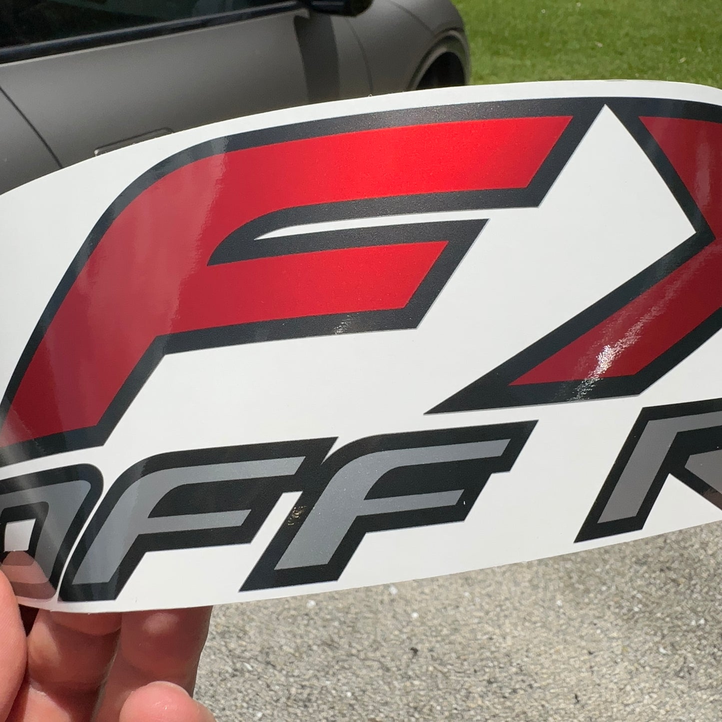 FX4 Off-Road Decals Kit, Compatible with Ford F150 F250 F350 F Truck (1997-2010), Bed Side Replacement Stickers (Black and Red, Metallic Finish)