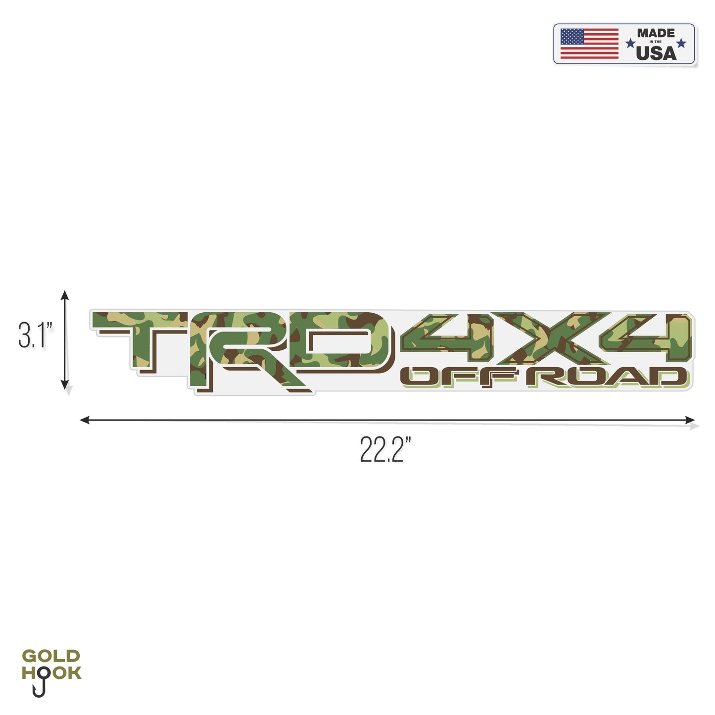 TRD 4X4 OFF ROAD DECALS (CAMOUFLAGE)