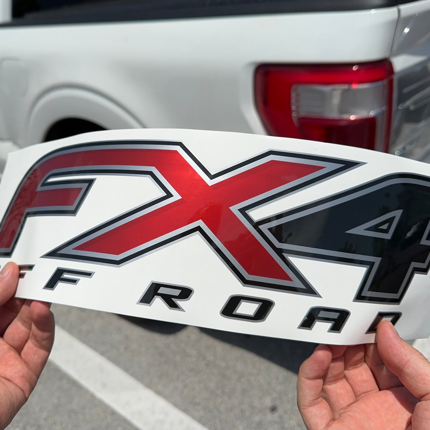 FX4 Off Road Decals and Stickers for Ford Truck F150 F250 F350 F450 (2012-2016) Super Duty, Premium Series (Metallic Finish)