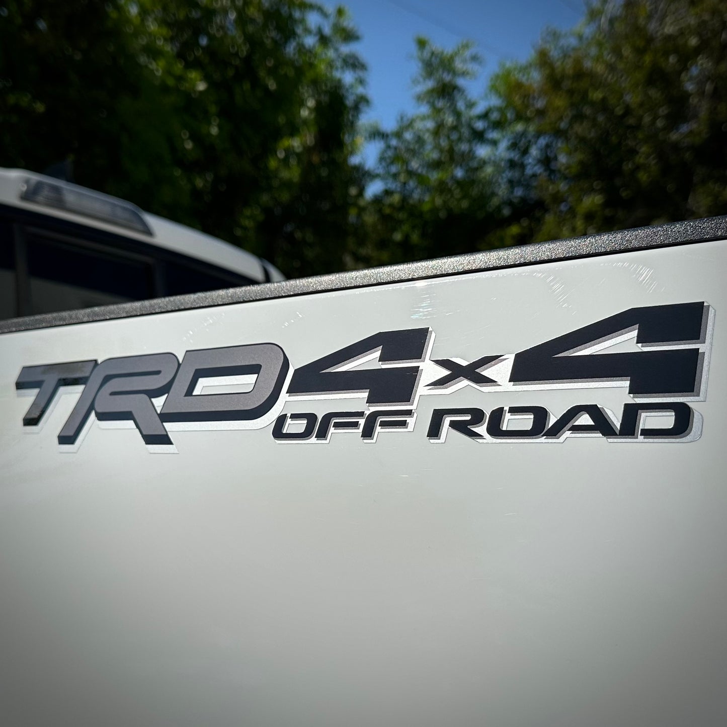 Trd 4x4 Off Road decals, Compatible with Toyota Tundra New Model 2022, Premium Series (Black, Gray, Silver and Metallic Finish)