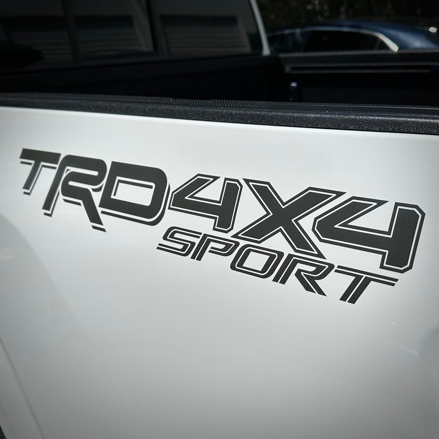 Trd Off Road Decals, Replacement Stickers, Compatible with Toyota Tacoma, Premium Series (Anthracite and Metallic Finish)