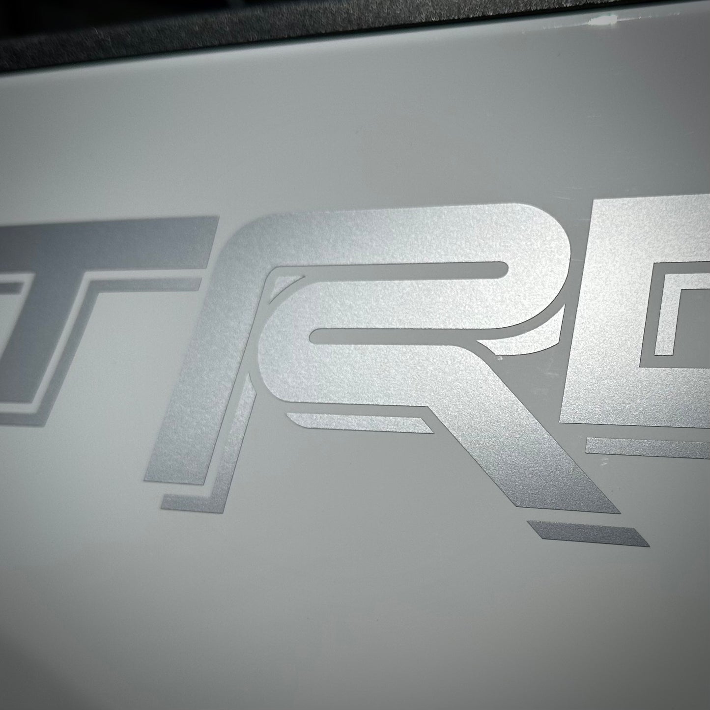 Trd 4x4 Off Road decals, Compatible with Toyota Tacoma, Premium Series (Silver and Metallic Finish)