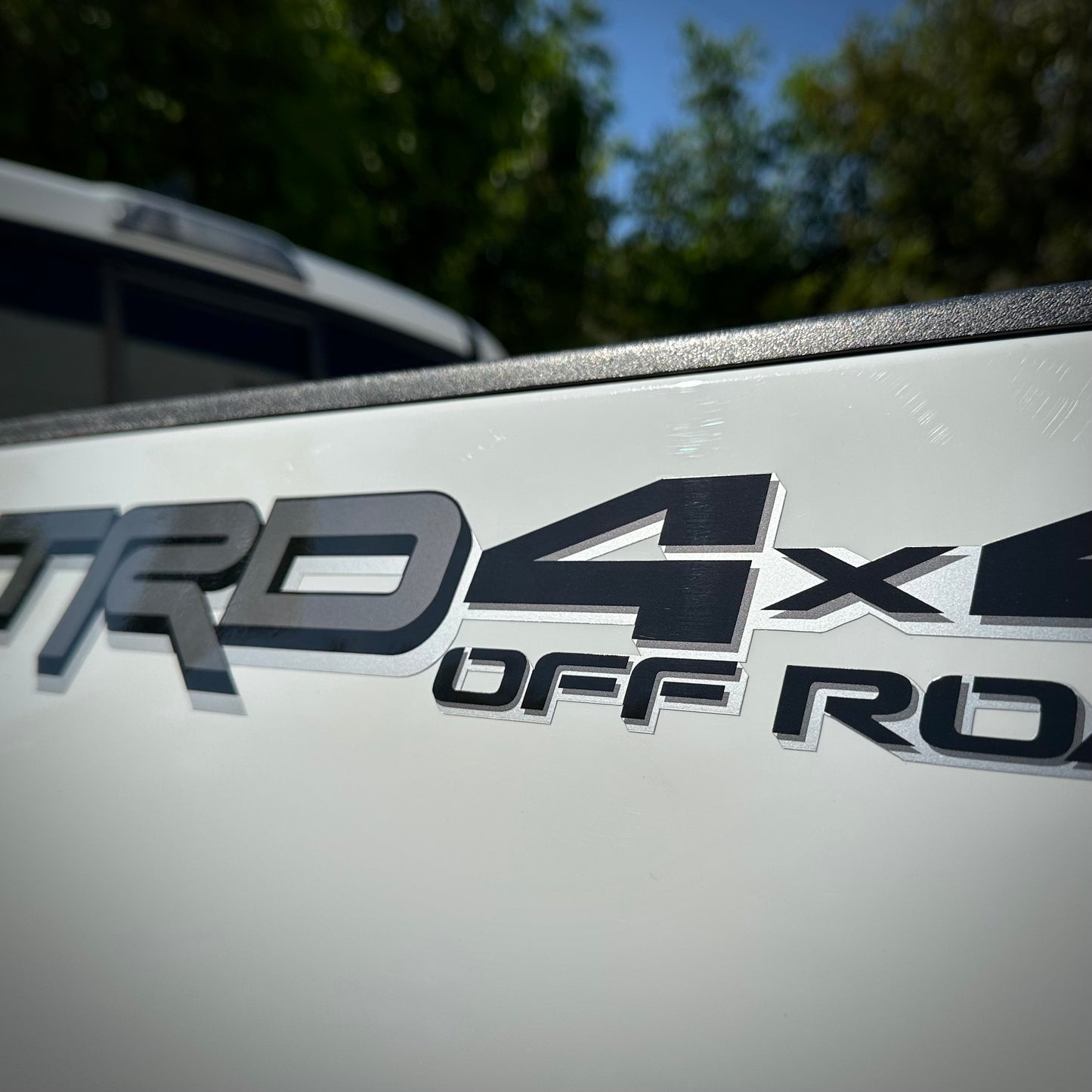 Trd 4x4 Off Road decals, Compatible with Toyota Tundra New Model 2022, Premium Series (Black, Gray, Silver and Metallic Finish)