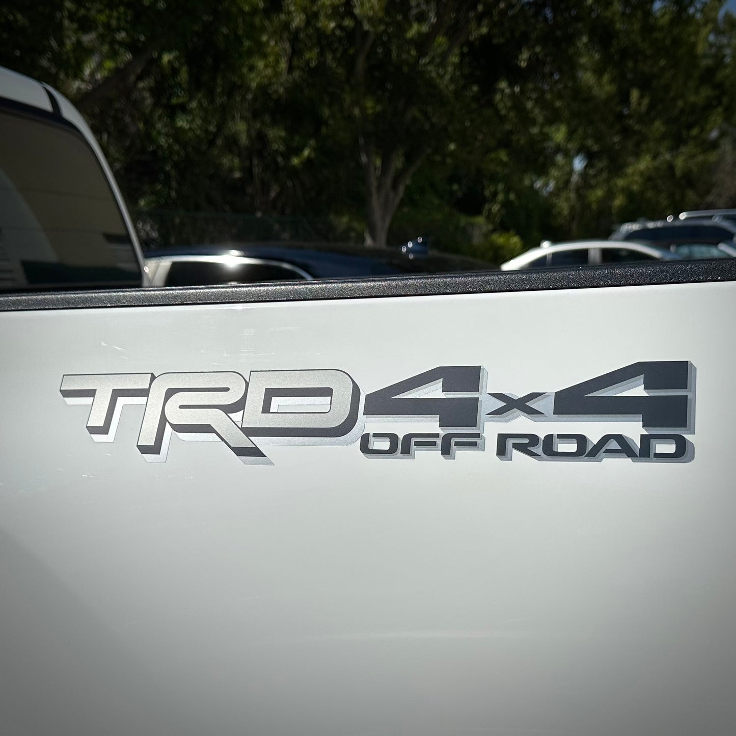 Trd 4x4 Off Road decals, Compatible with Toyota Tundra New Model 2022, Premium Series (Gray, Silver and Metallic Finish)