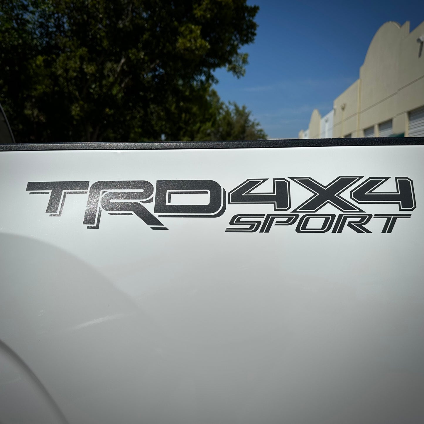 Trd Off Road Decals, Replacement Stickers, Compatible with Toyota Tacoma, Premium Series (Anthracite and Metallic Finish)