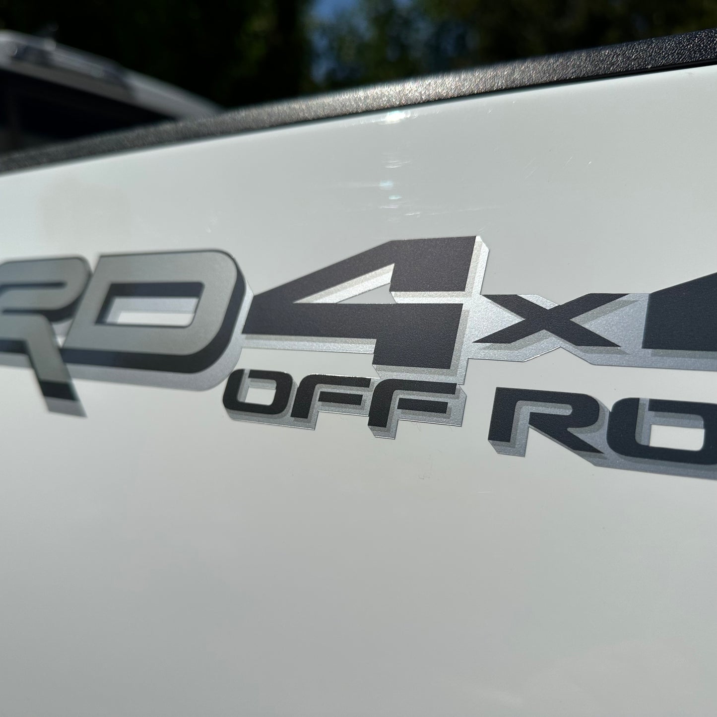 Trd 4x4 Off Road decals, Compatible with Toyota Tundra New Model 2022, Premium Series (Gray, Silver and Metallic Finish)