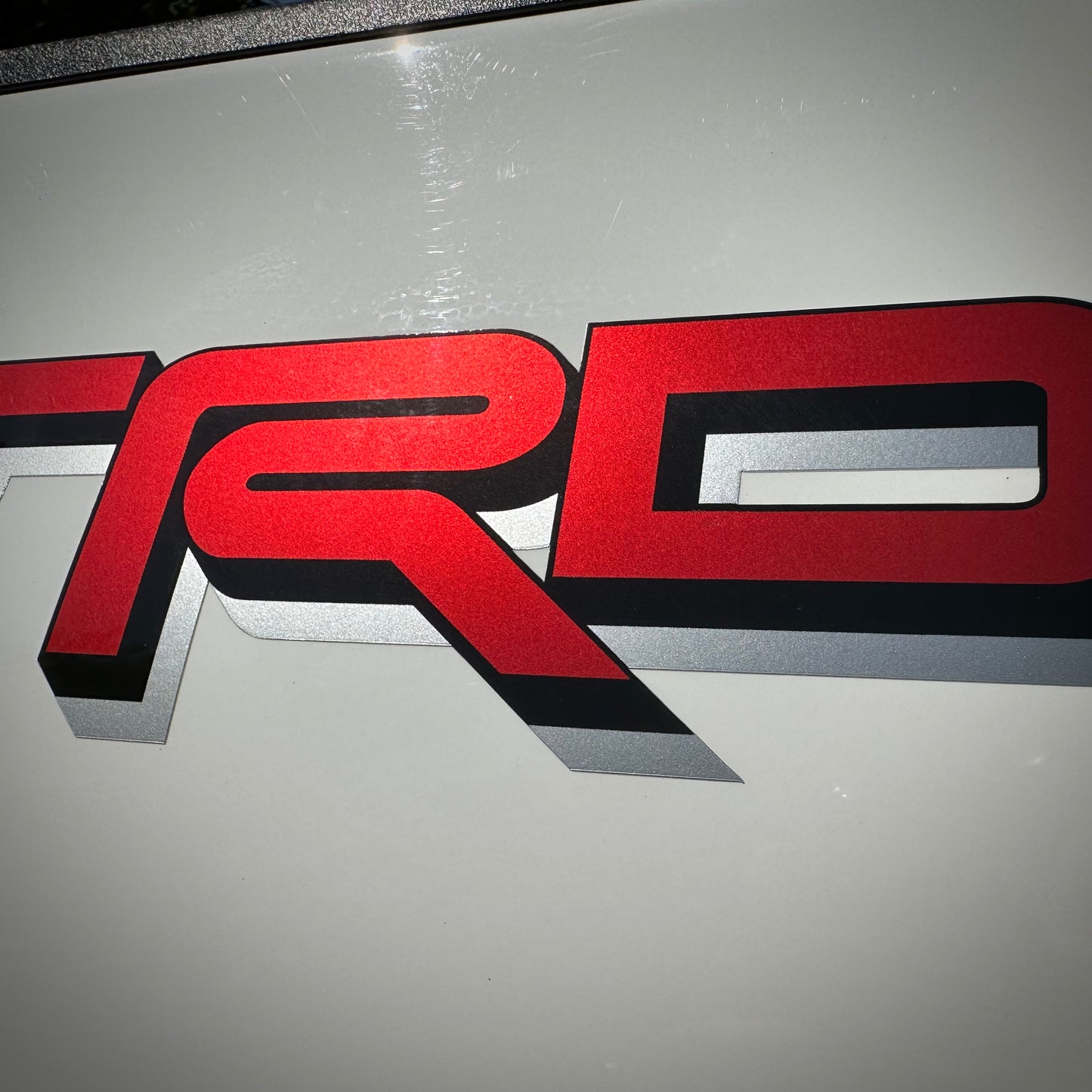 Trd 4x4 Off Road decals, Compatible with Toyota Tundra New Model 2022, Premium Series (Black, Red, Silver and Metallic Finish)