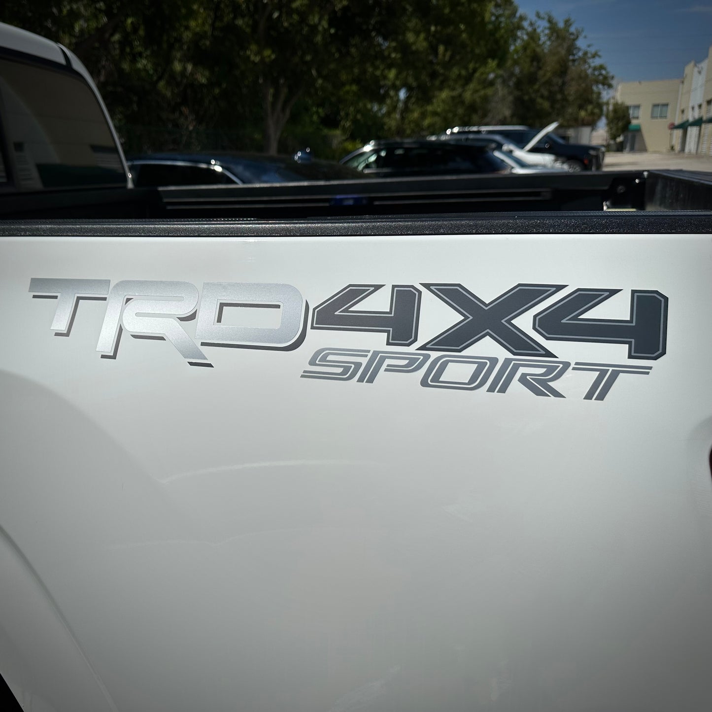 Trd Off Road Decals, Replacement Stickers, Compatible with Toyota Tacoma, Premium Series (Silver, Gray and Metallic Finish)