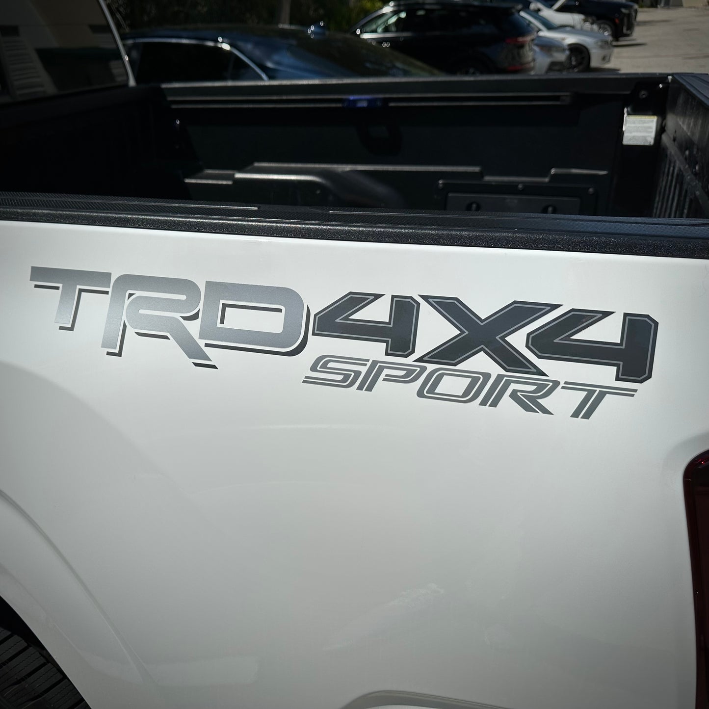 Trd Off Road Decals, Replacement Stickers, Compatible with Toyota Tacoma, Premium Series (Silver, Gray and Metallic Finish)