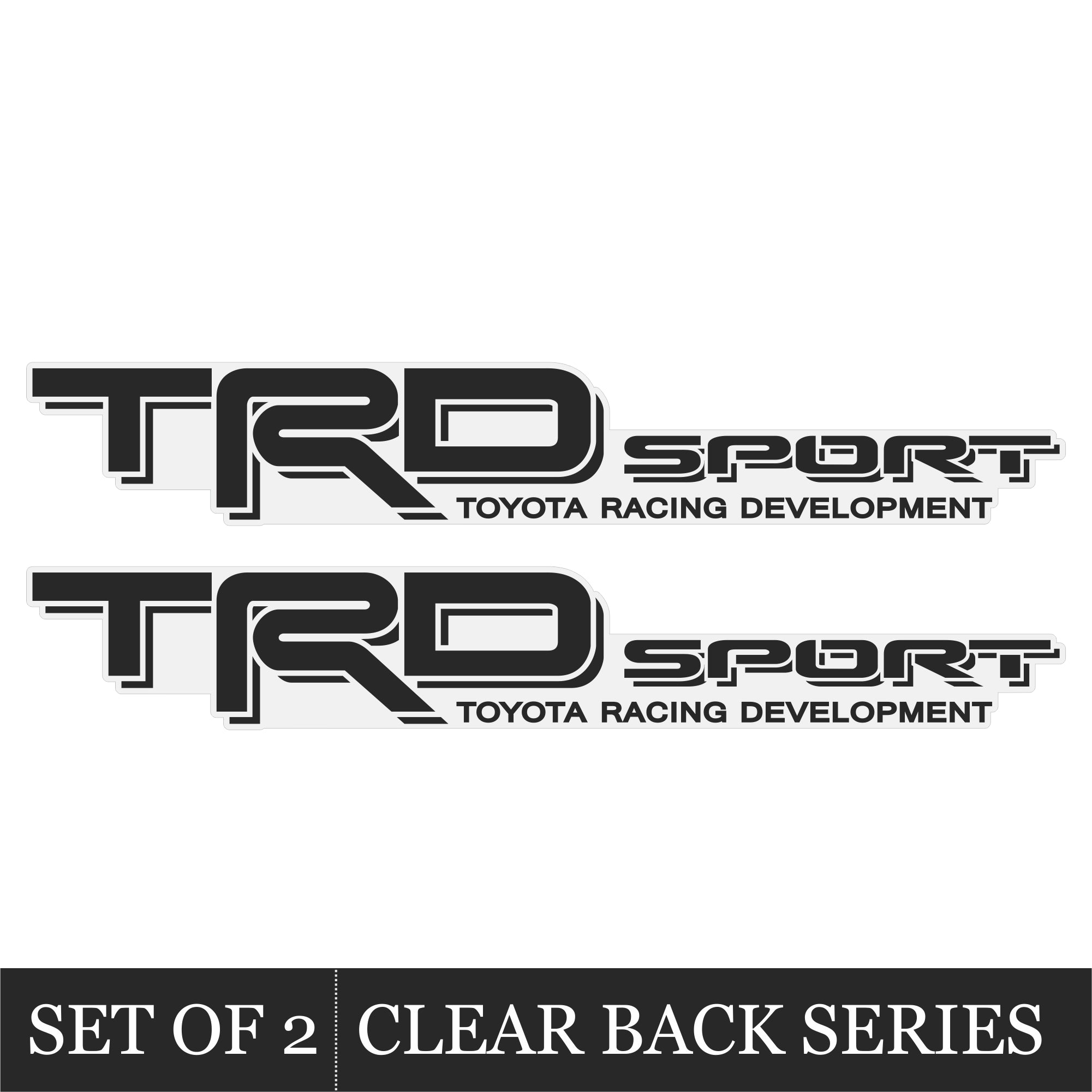 Trd Sport, Replacement Stickers, Compatible With Toyota Tacoma, Clear ...