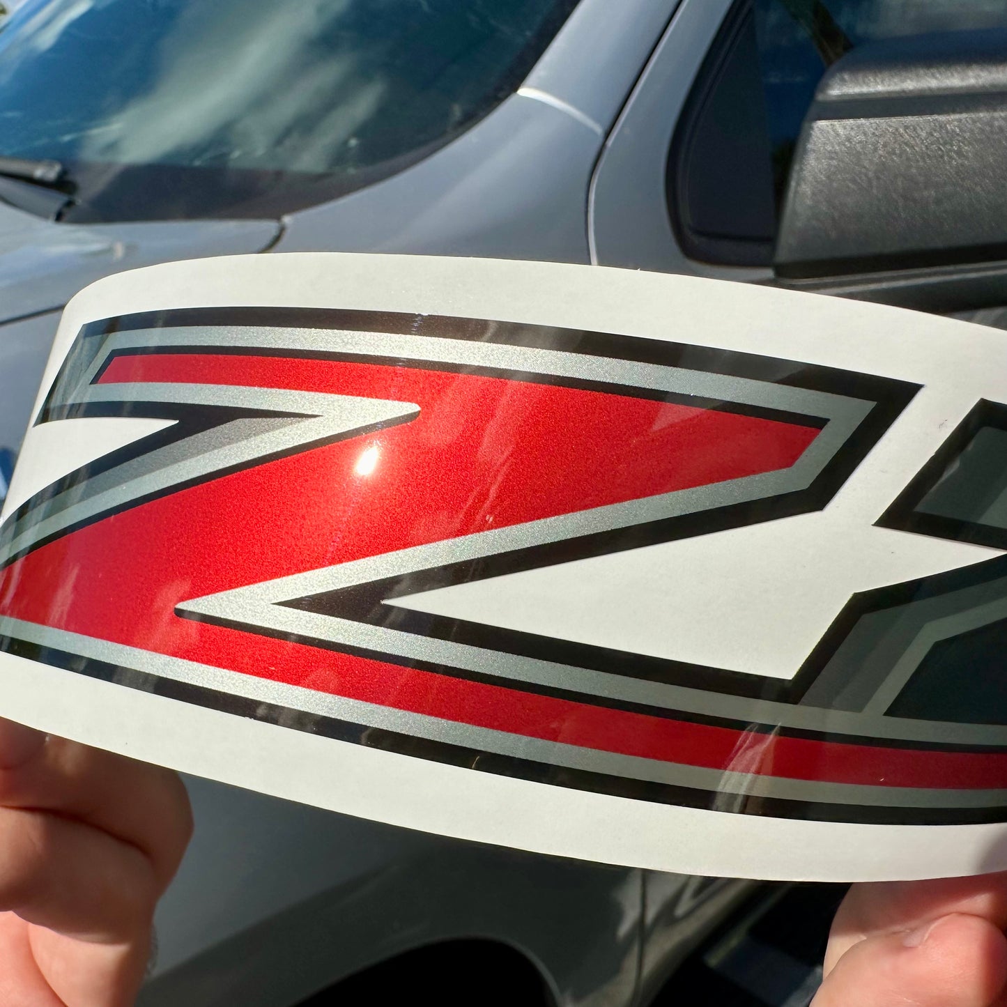 z71 Off Road Decals, Bedside Sticker for Chevy Truck, Premium Series (Metallic Finish)