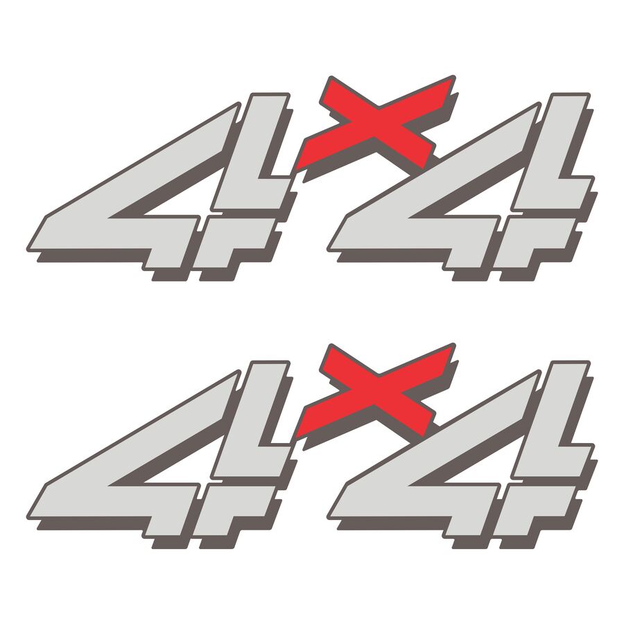 4x4 Decals for Chevrolet Silverado 1999–2007