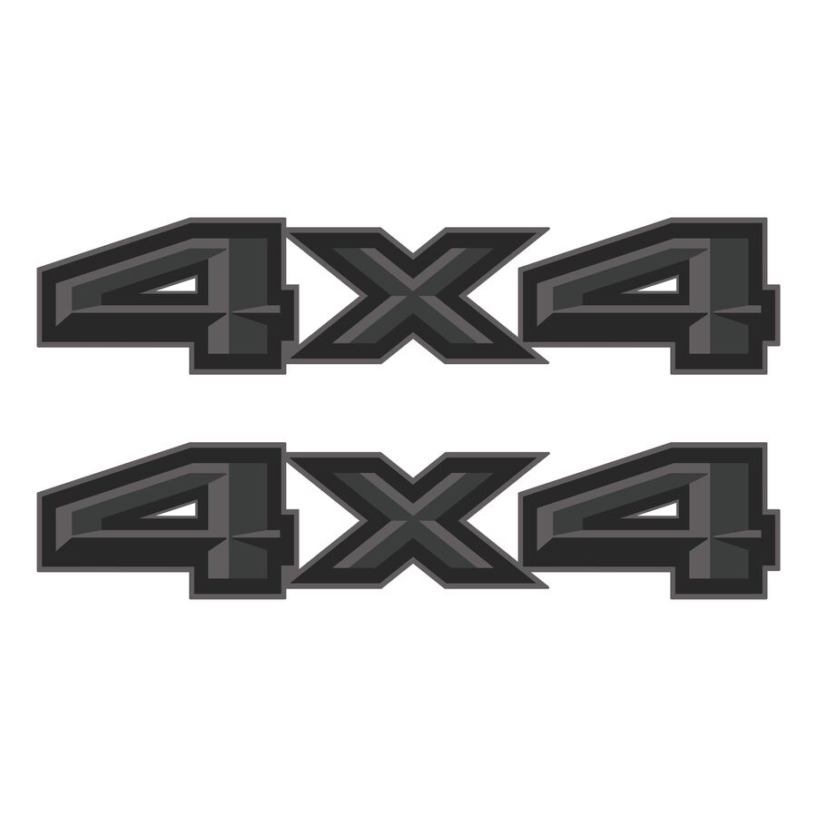 4x4 Decals for Ford F-150 2015–2020 · Charcoal · Premium · Product photo