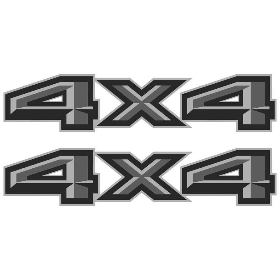 4x4 Decals for Ford F-150 2015–2020 · Gray · Diamond · Product photo