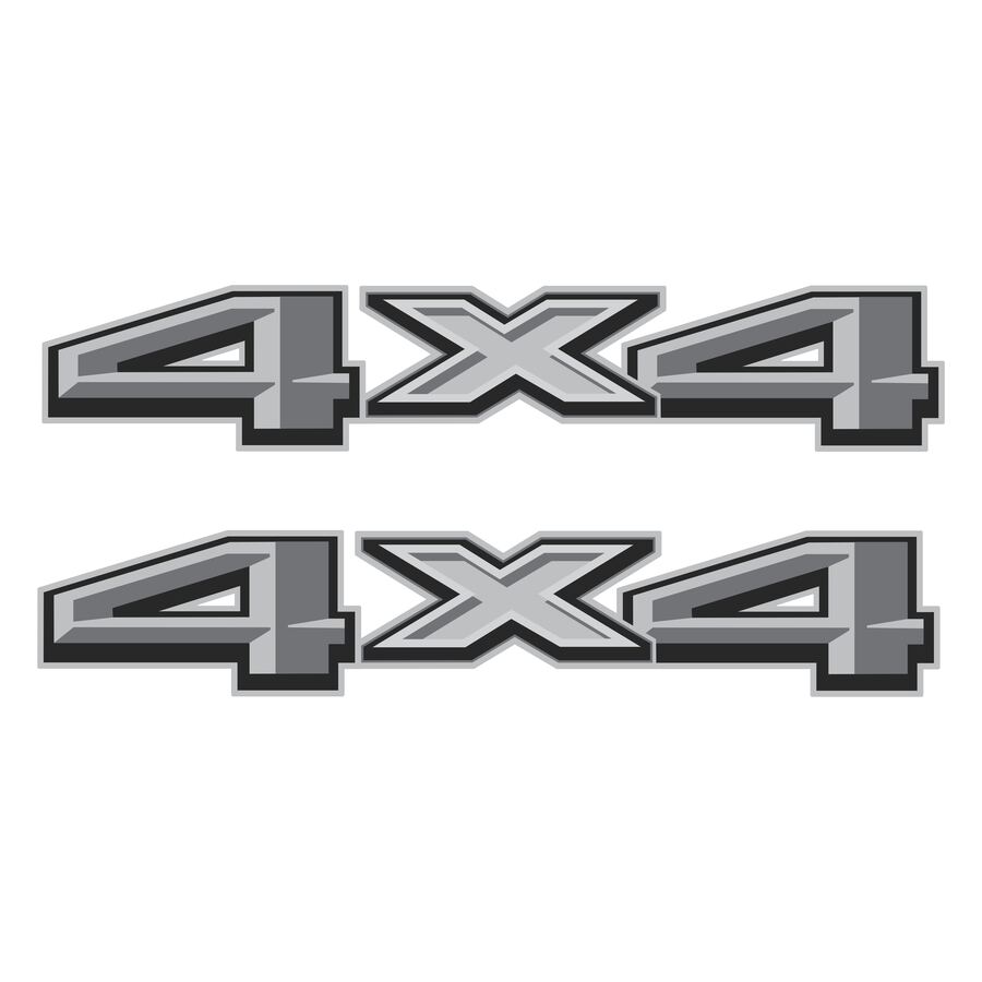 4x4 Decals for Ford F-150 2021–2026 · Gray · Premium · Product photo