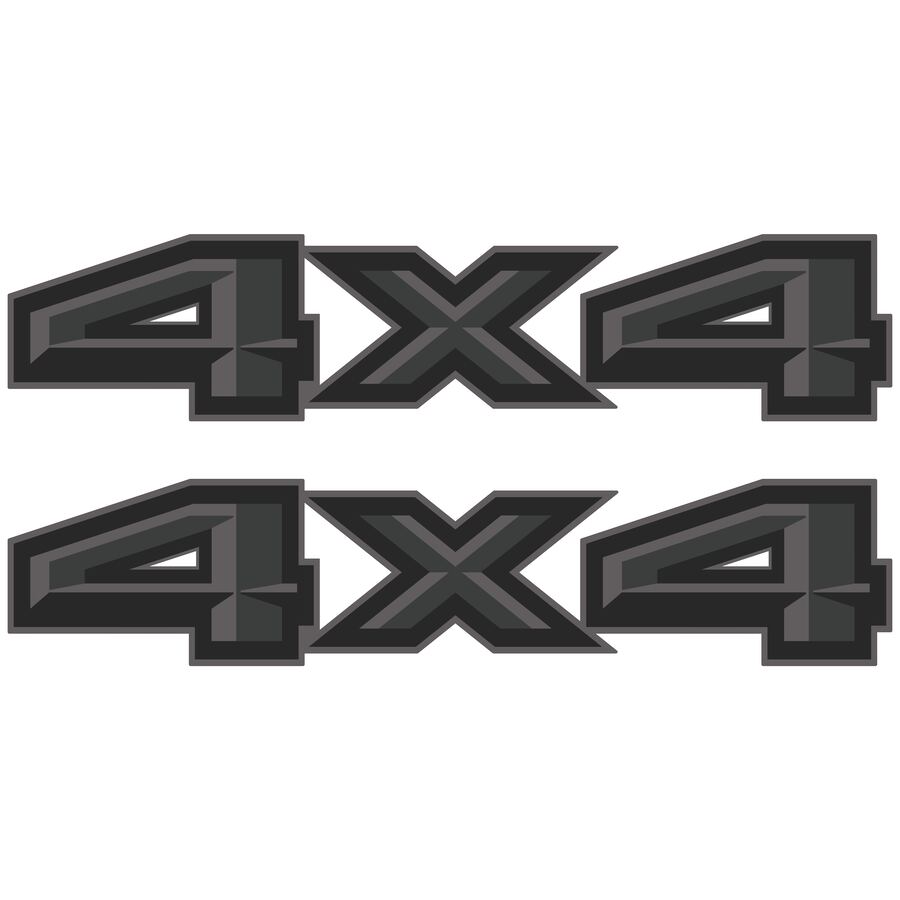 4x4 Decals for Ford Ranger 2019–2023 · Charcoal · Premium · Product photo