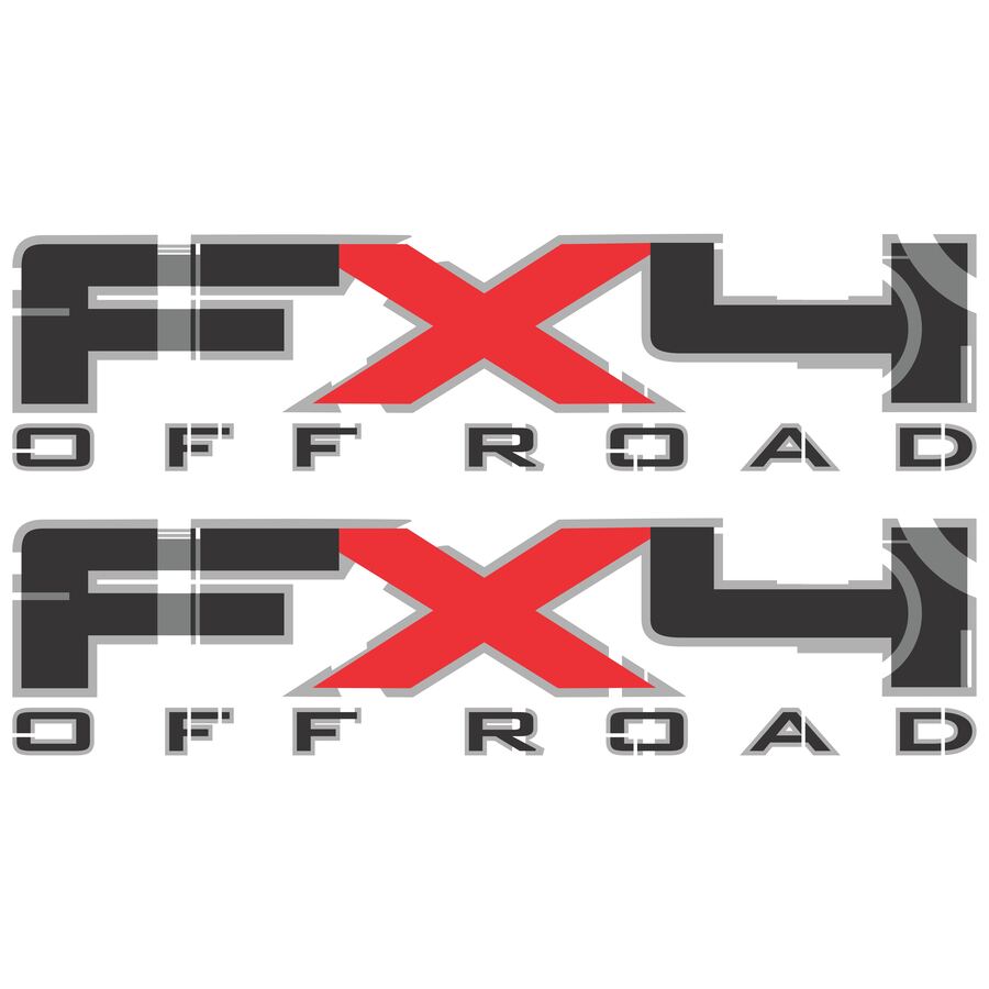 FX4 Off Road Decals for Ford F-150 2009–2011