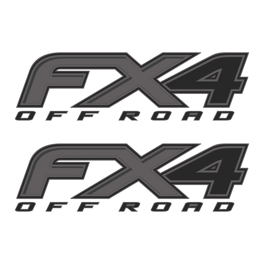 FX4 Off Road Decals for Ford F-150 2012–2014 · Charcoal · Premium · Product photo