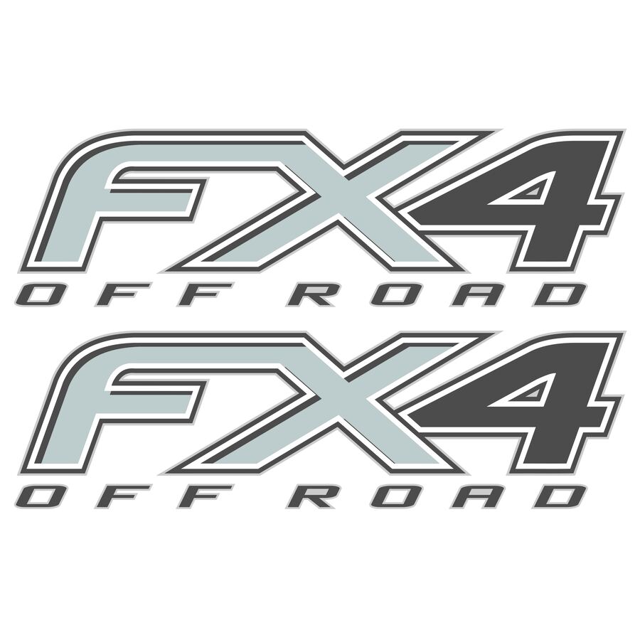 FX4 Off Road Decals for Ford F-150 2012–2014 · Gray · Premium · Product photo