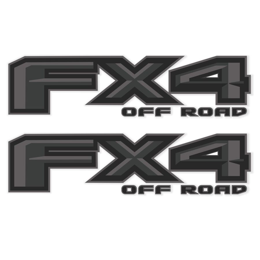 FX4 Off Road Decals for Ford F-150 2015–2020 · Charcoal · Premium · Product photo