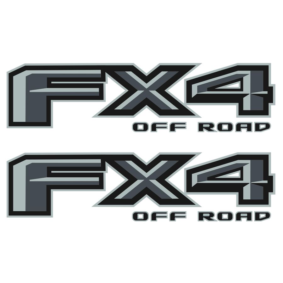 FX4 Off Road Decals for Ford F-150 2015–2020 · Gray · Premium · Product photo