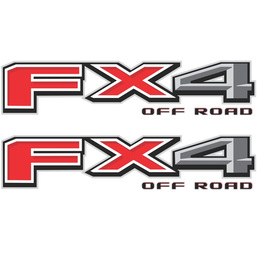 FX4 Off Road Decals for Ford F-150 2021–2026