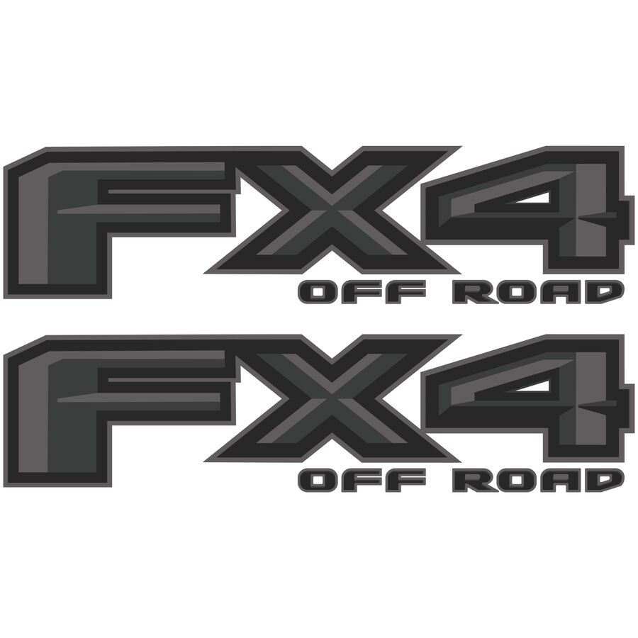 FX4 Off Road Decals for Ford Ranger 2019–2023 · Charcoal · Premium · Product photo