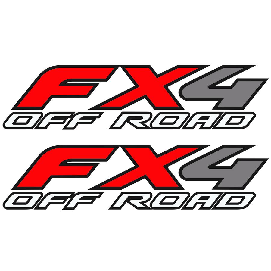 FX4 Off Road Decals for Ford Super Duty 2005–2010