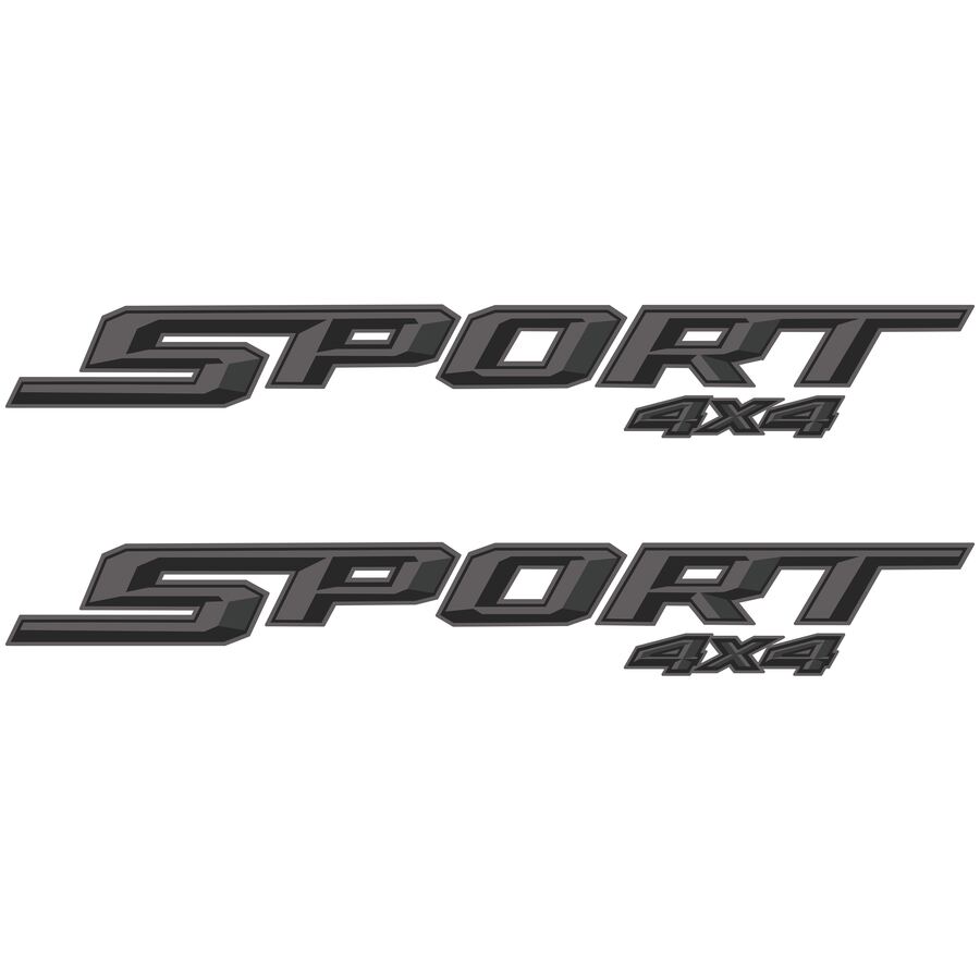 Sport 4x4 Decals for Ford F-150 2015–2020 · Charcoal · Diamond · Product photo