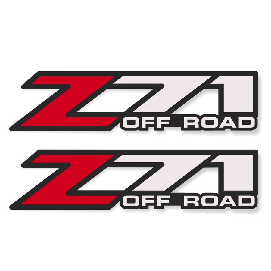 Z71 Off Road Decals for Chevrolet Silverado & GMC Sierra 1999–2007